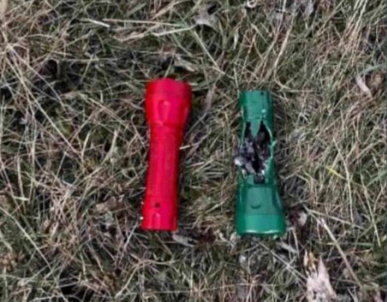 В Киевской области могут разбрасывать фонарики со взрывчаткой