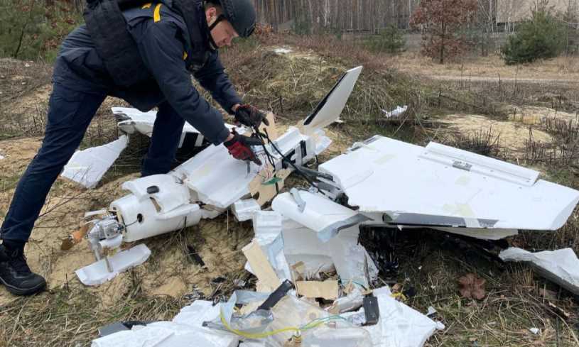 У Київській області знайшли уламки ворожого безпілотника