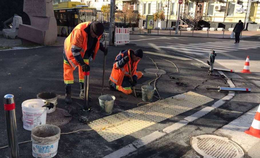 В центре столицы создают безбарьерные переходы