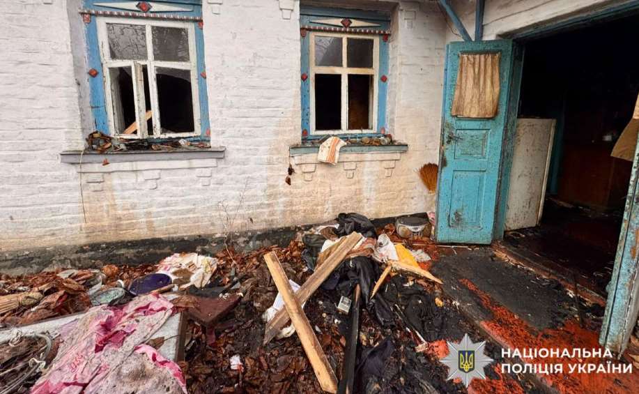 На Білоцерківщині дідусь згорів заживо у власному будинку