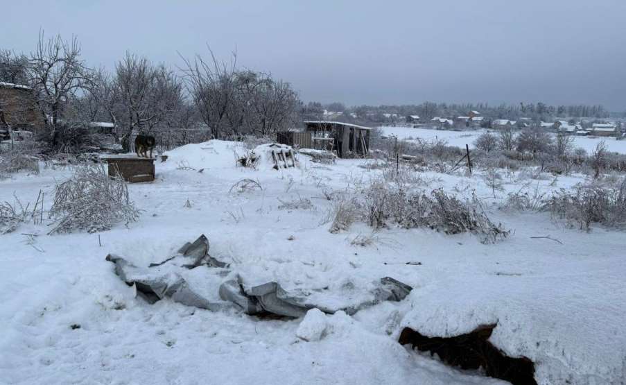 Уламки збтого «шахеда» впали на подвір’я під Києвом