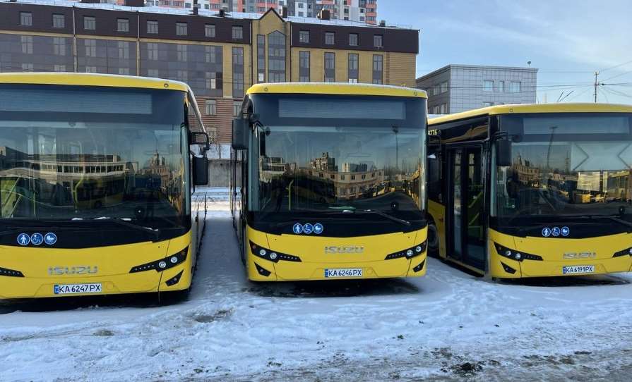 Еще 20 новых автобусов выйдут на маршруты Киева