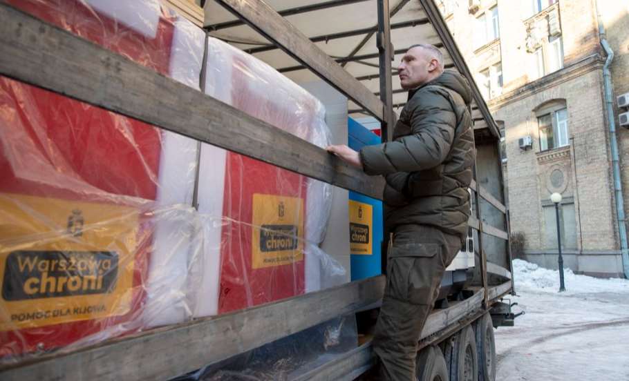 До Києва надійшла ще одна партія генераторів від міста-побратима Варшави