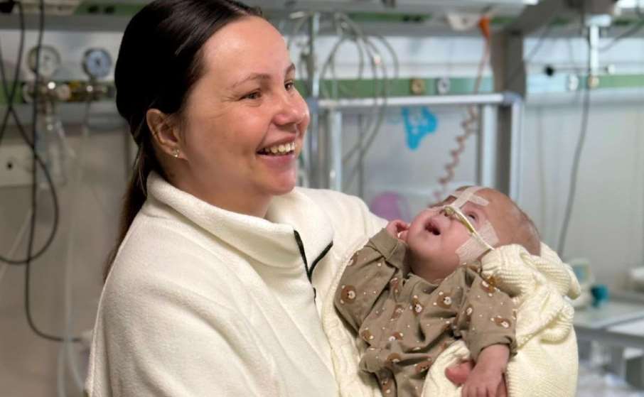 В «Охматдете» спасли младенца из Молдовы после кровоизлияния в мозг