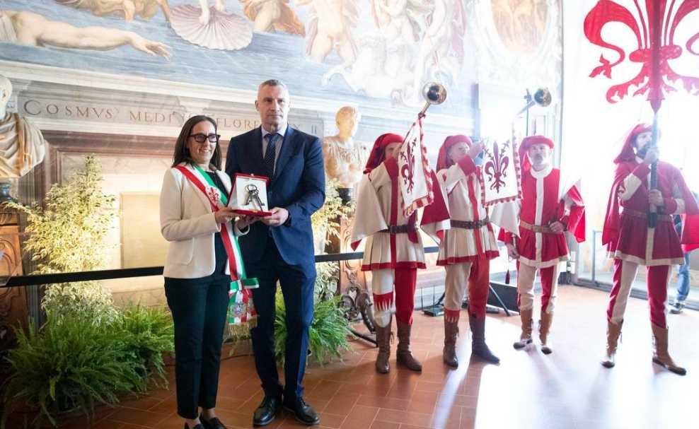 Виталий Кличко получил во Флоренции высшую муниципальную почетную награду