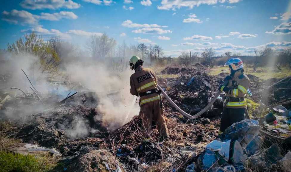 За сутки в одном из районов Киевской области ликвидировали 9 пожаров в экосистемах